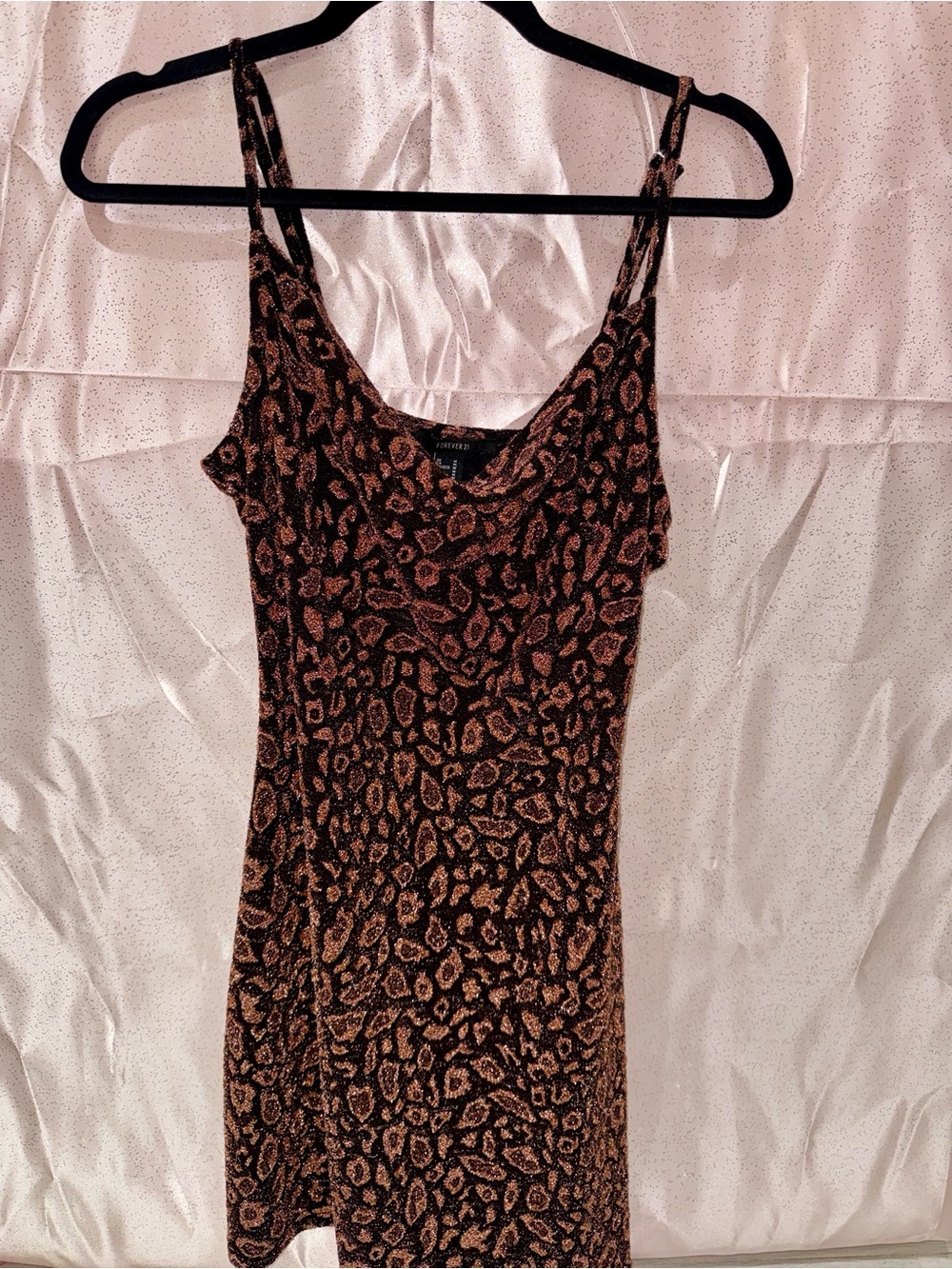 ✨ Forever 21 Sparkly Leopard Print Mini Dress ✨